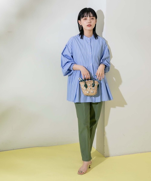 「Eimee Law」 長袖チュニック 38 ライトブルー レディース_画像2