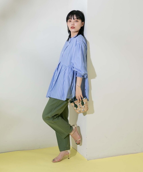 「Eimee Law」 長袖チュニック 38 ライトブルー レディース_画像3