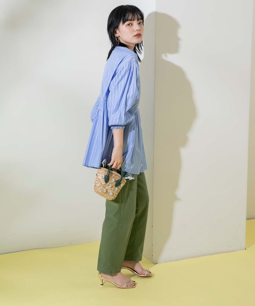 「Eimee Law」 長袖チュニック 38 ライトブルー レディース_画像4