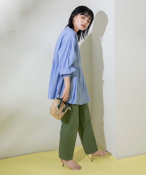 「Eimee Law」 長袖チュニック 38 ライトブルー レディース_画像5