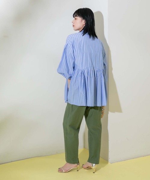 「Eimee Law」 長袖チュニック 38 ライトブルー レディース_画像6