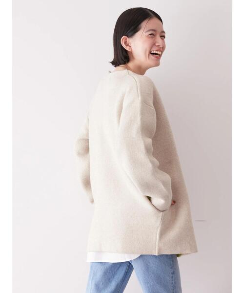 「AMERICAN HOLIC」 ニットカーディガン M グレー レディース_画像7