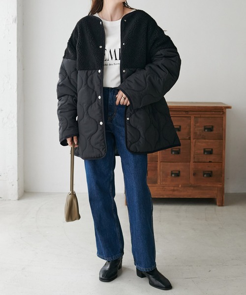 「DISCOAT」 コート LARGE モカ レディース_画像2