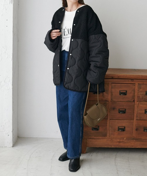 「DISCOAT」 コート LARGE モカ レディース_画像4