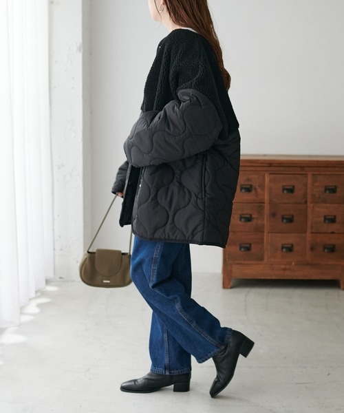 「DISCOAT」 コート LARGE モカ レディース_画像5