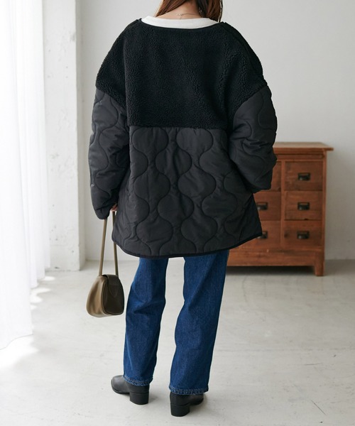 「DISCOAT」 コート LARGE モカ レディース_画像7