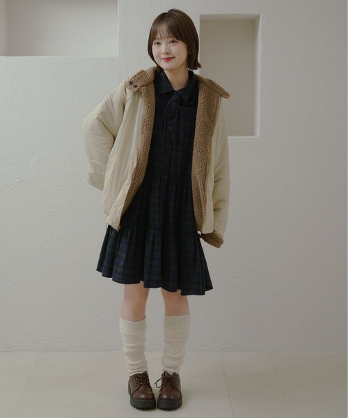 「kutir」 ブルゾン MEDIUM アイボリー レディース_画像8