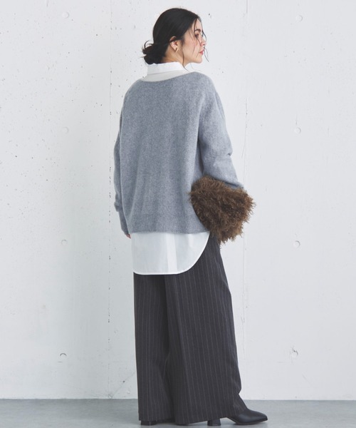 「DOUX ARCHIVES」 長袖ニット FREE アイボリー レディース_画像6