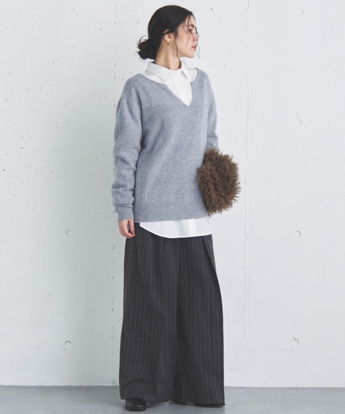 「DOUX ARCHIVES」 長袖ニット FREE アイボリー レディース_画像7