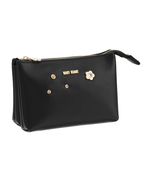 MARY QUANT（マリークヮント） ポーチ マリークワント メタルビジュー
