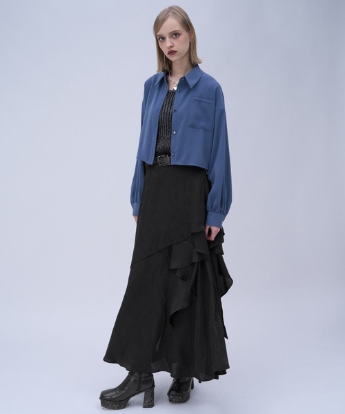 HARE（ハレ） スカート ツヤジャガードティアードスカート(HARE