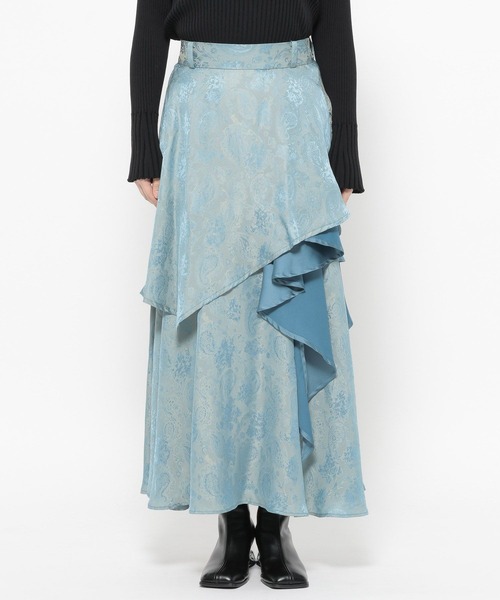 HARE（ハレ） スカート ツヤジャガードティアードスカート(HARE