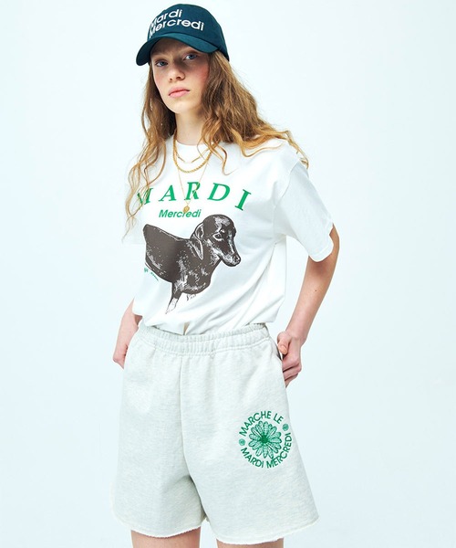 「Mardi Mercredi」 半袖Tシャツ FREE アイボリー レディース_画像4