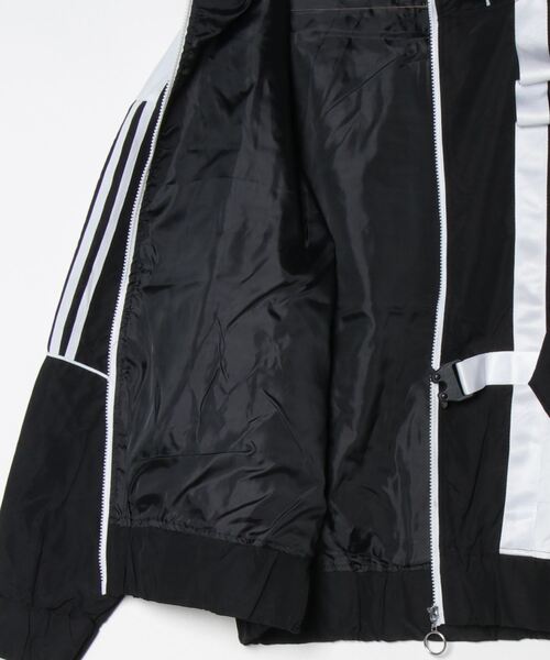 「JOHN'S CLOSET」 ナイロンブルゾン MEDIUM ブラック×ホワイト メンズ_画像2
