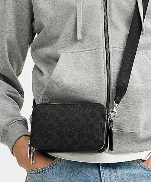 COACH コーチ クロスボディバッグ シグネチャー COACH（コーチ） ショルダーバッグ クリントン クロスボディ バッグ