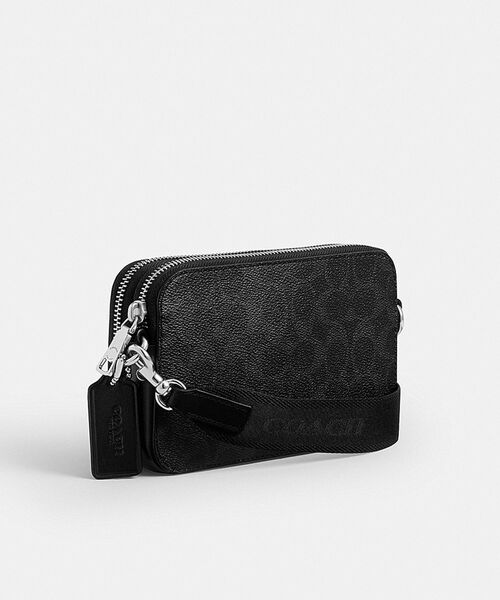 COACH コーチ クロスボディバッグ シグネチャー レオ クロスボディ・シグネチャー ナイロン・チャーム | COACH/コーチ