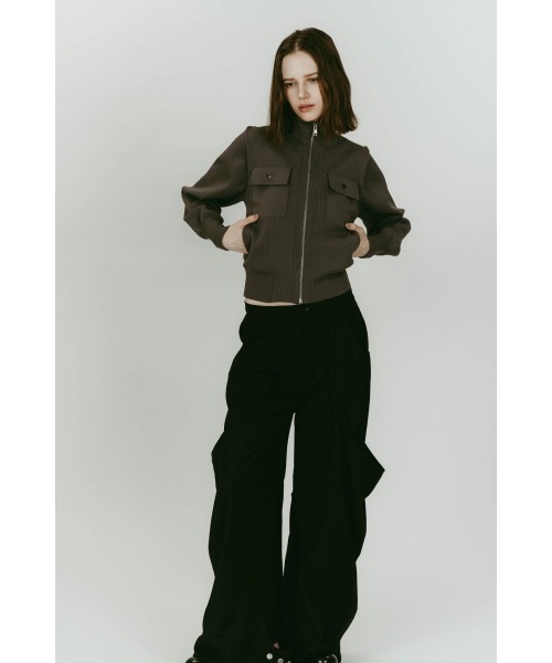 Knuth Marf（クヌースマーフ） ニット セーター pocket zip up knit 