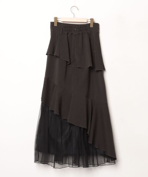 「dazzlin」 フリルスカート MEDIUM ブラック レディース_画像2