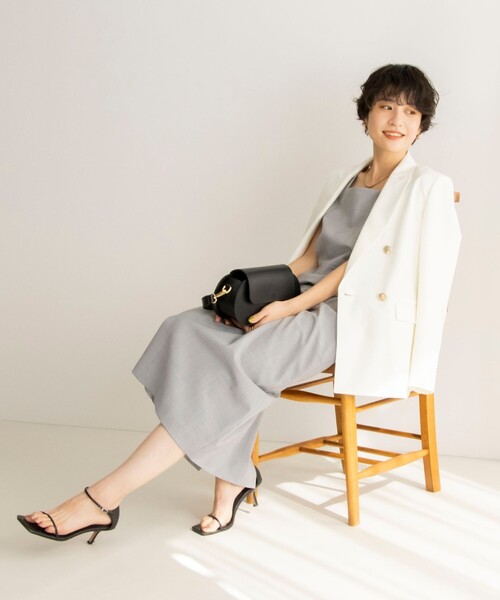 「NOLLEY'S Sophi」 テーラードジャケット 38 ライトグレー レディースの画像