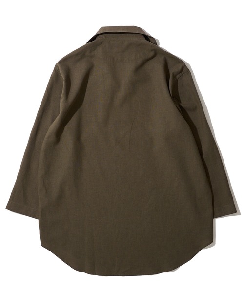 「TETE HOMME」 長袖シャツ LARGE ベージュ メンズ_画像6