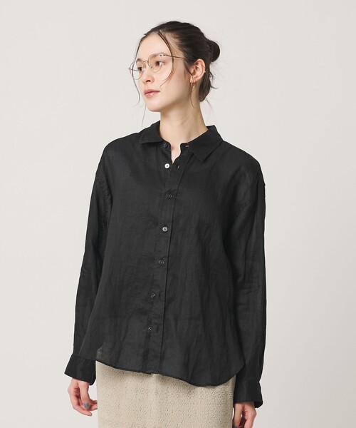 BEAUTY&amp;YOUTH 麻レギュラーシャツ BEAUTY&YOUTH UNITED ARROWS（ビューティーアンドユースユナイテッド