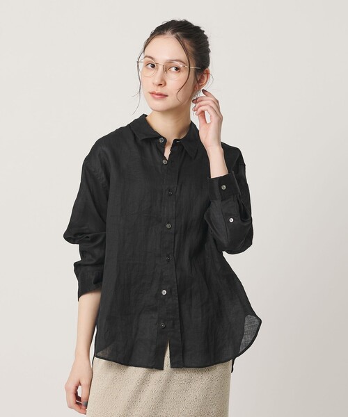 BEAUTY&amp;YOUTH 麻レギュラーシャツ BEAUTY&YOUTH UNITED ARROWS（ビューティーアンドユースユナイテッド