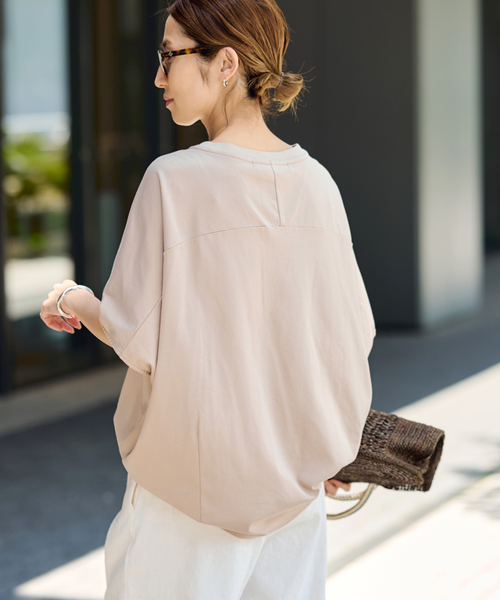 【1度着用のみ美品】 フレームワーク コクーンプルオーバー カットソー FRAMeWORK（フレームワーク） tシャツ 「一部カラーWEB限定 / 追加
