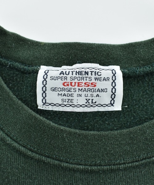 GUESS（ゲス） トレーナー スウェット 「USED」90's GUESS 刺繍ロゴ