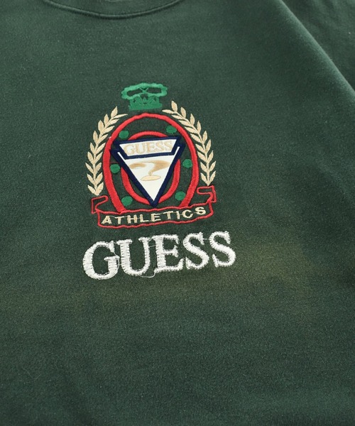 GUESS（ゲス） トレーナー スウェット 「USED」90's GUESS 刺繍ロゴ