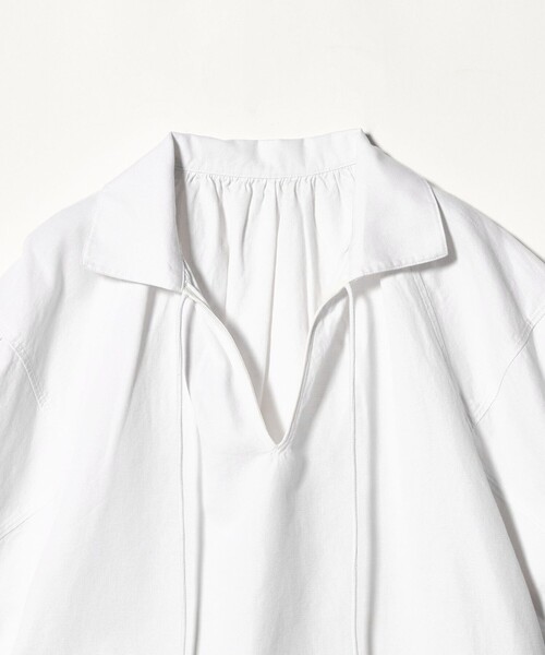 BEAUTY＆YOUTH UNITED ARROWS ブラウス シャツ コットン麻 スキッパー 