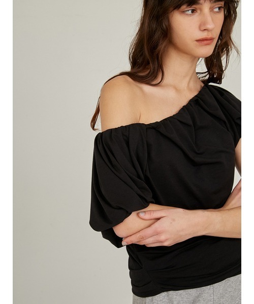 「styling/」 半袖カットソー ONE SIZE ブラック レディース_画像4
