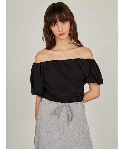 「styling/」 半袖カットソー ONE SIZE ブラック レディース_画像8