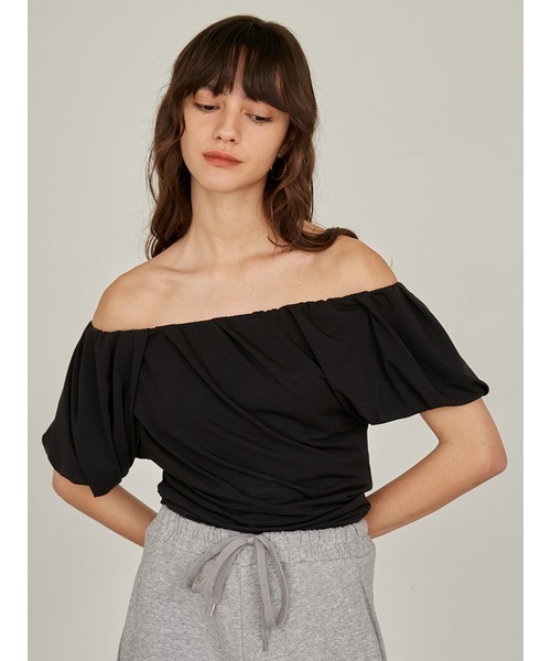 「styling/」 半袖カットソー ONE SIZE ブラック レディース_画像9