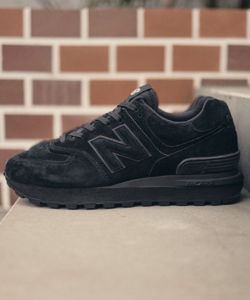 「New Balance」 ローカットスニーカー 25.5糎 黒いこと メンズ