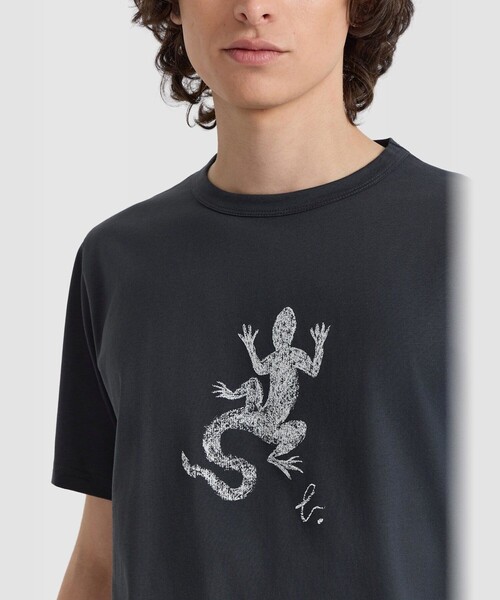 agnes b.（アニエスベー） tシャツ メンズ アイコニック プリント