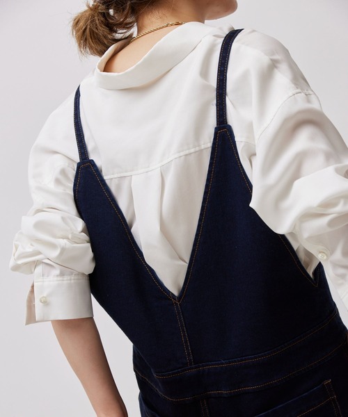 「BABYLONE」 長袖シャツ フリー ライトブルー レディース_画像7