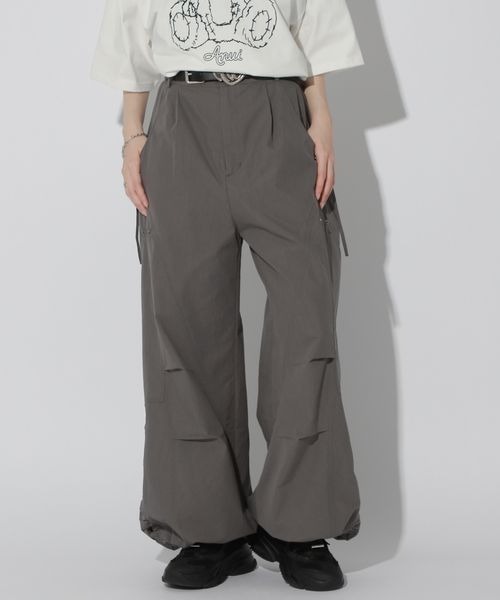 「Anui」 カーゴパンツ SMALL ブラック レディース_画像2