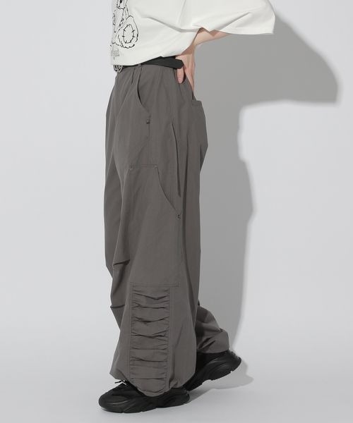 「Anui」 カーゴパンツ SMALL ブラック レディース_画像3