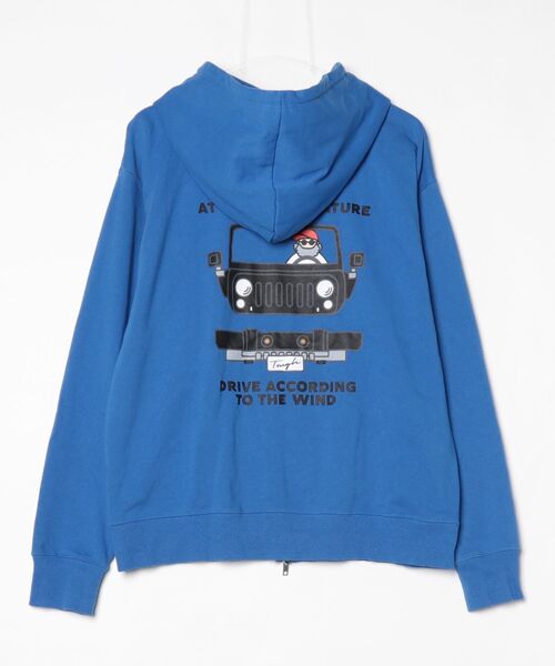 「CIAOPANIC TYPY」 ジップアップパーカー MEDIUM ブルー メンズ_画像2