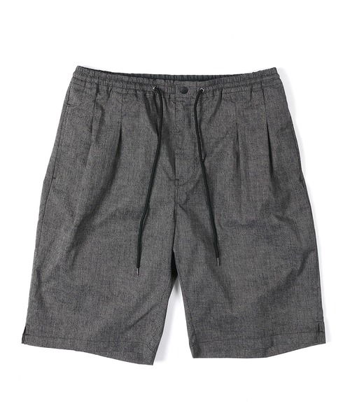 ハーフパンツ ワイドパンツ パンツ 短パン セットアップ対応 ポリエステルドットメッシュ ショーツ メンズ