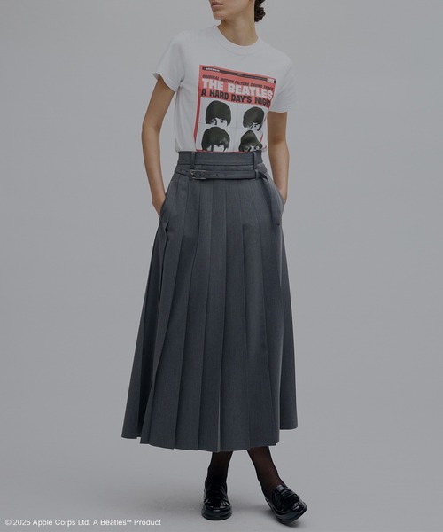 The Beatles tシャツ 半袖 × Ameri PRINT COMPACT TEE レディース