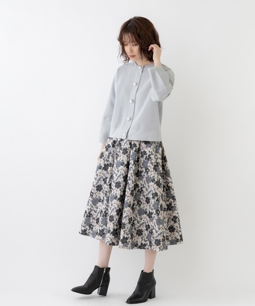 「Sono」 ニットカーディガン 1 ネイビー レディース_画像7