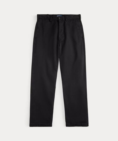 神サイズ90's ラルフローレン ブラックチノパン ワークミリタリー 黒 RRL POLO RALPH LAUREN（ポロ・ラルフローレン） ラルフローレン チノパン
