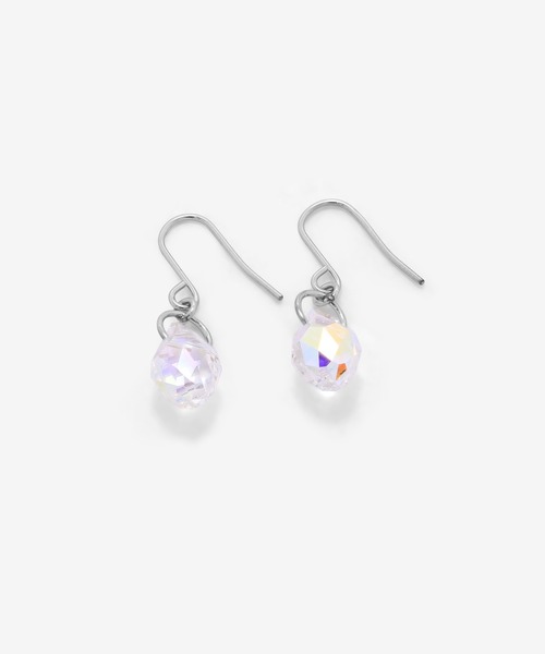 「ESTELLE」 ピアス（両耳用） - ホワイトゴールド レディース_画像4