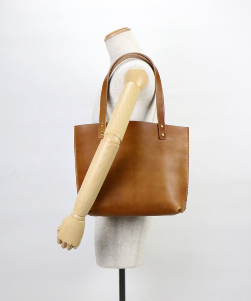 ブラウン トートバッグ 人気商品 26cm セール】【ポートジュール】 レザー クラシック縦型トートバッグ
