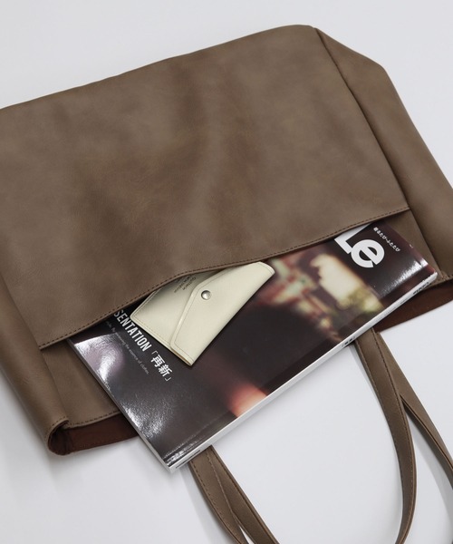 andme（アンドミー） トートバッグ 合成皮革A4トートバッグ レディース