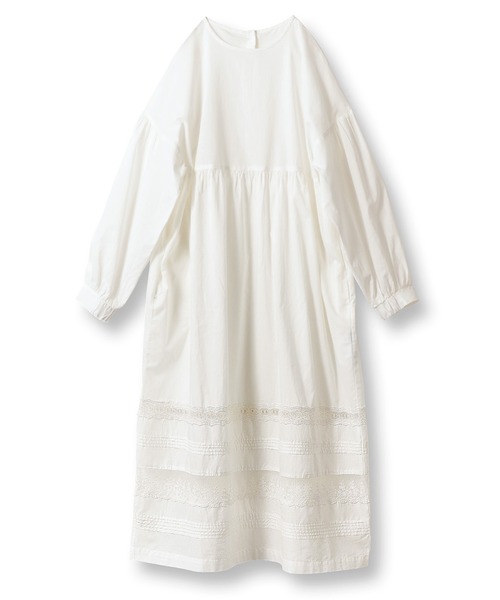 ワンピース 佐藤かなさんプロデュース アヴェクモワ レース遣いのワンピース 白 Zozotown Yahoo 店 通販 Yahoo ショッピング