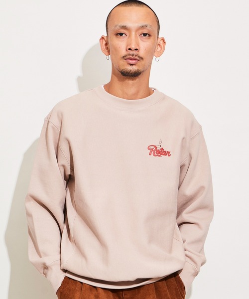 ROTAR 裏起毛スウェット ROTAR トレーナー スウェット STOCKPILE sweat 裏起毛 メンズ