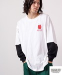 tシャツ PEANUTS スヌーピー レイヤー...の詳細画像4