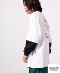 tシャツ PEANUTS スヌーピー レイヤー...の詳細画像5